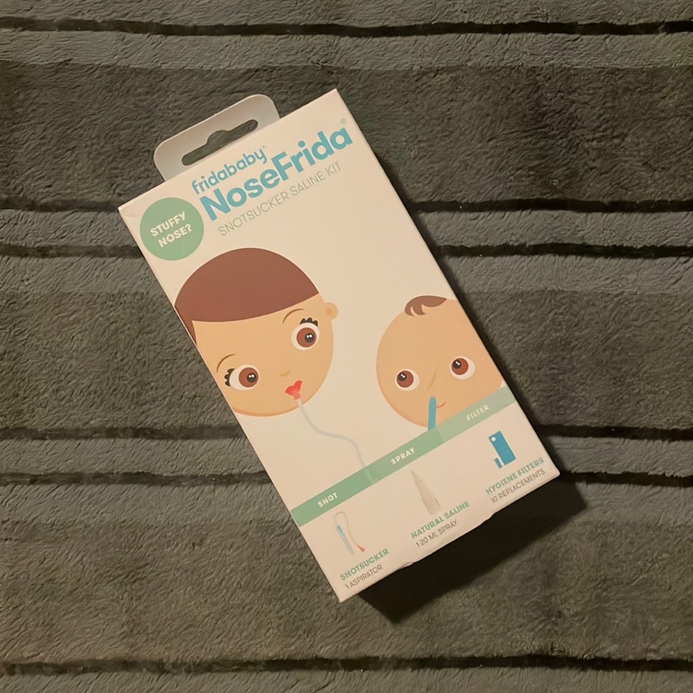 Fridababy snot sucker saline kit